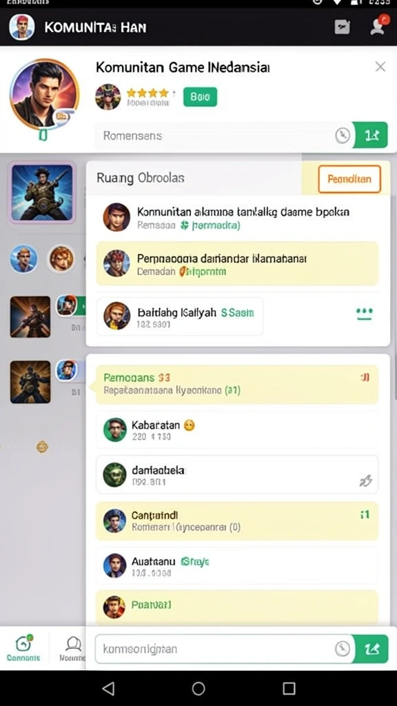7cone - Karakter unik dengan kemampuan berbeda-beda.