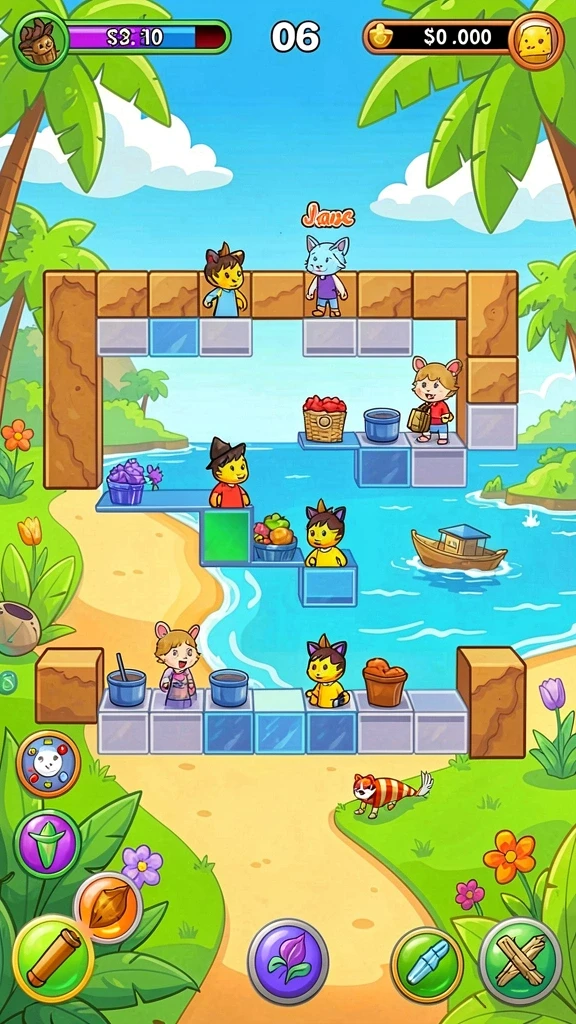 8g8g - Screenshot ketiga menggambarkan gameplay multiplayer yang seru.