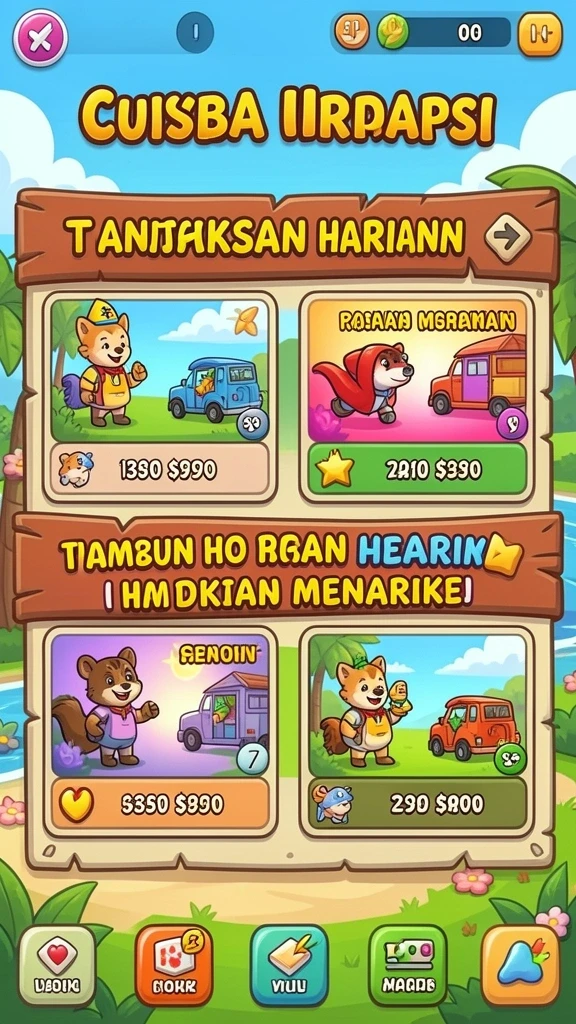 bomtoto - Tangkapan layar menampilkan grafik yang luar biasa.
