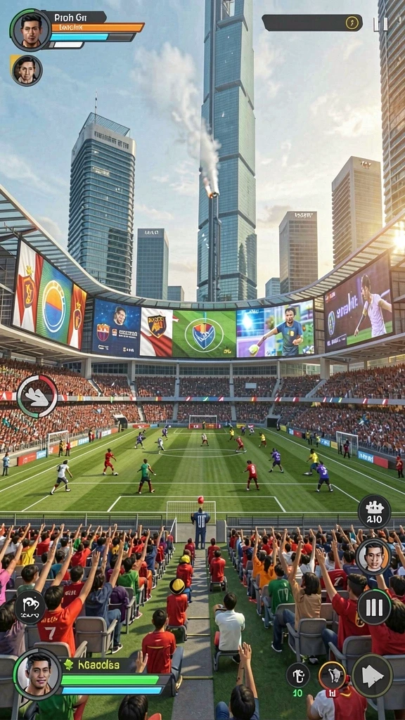 evip3 - Gambar fitur komunitas dalam aplikasi untuk interaksi pemain.