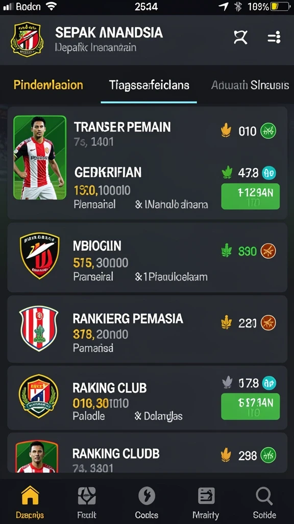 sp212 - Tampilan awal SP212 yang menarik dan interaktif.