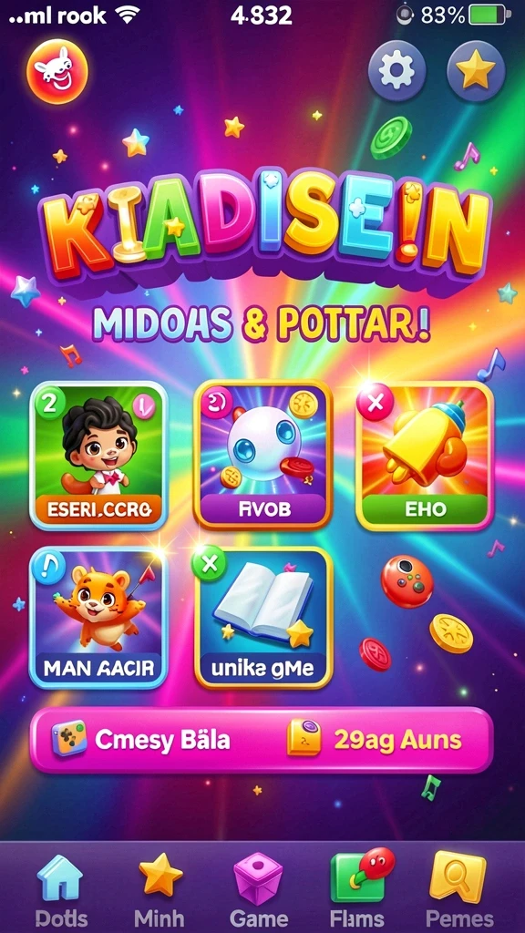 surga55 - Screenshot menampilkan tampilan awal permainan SURGA55.