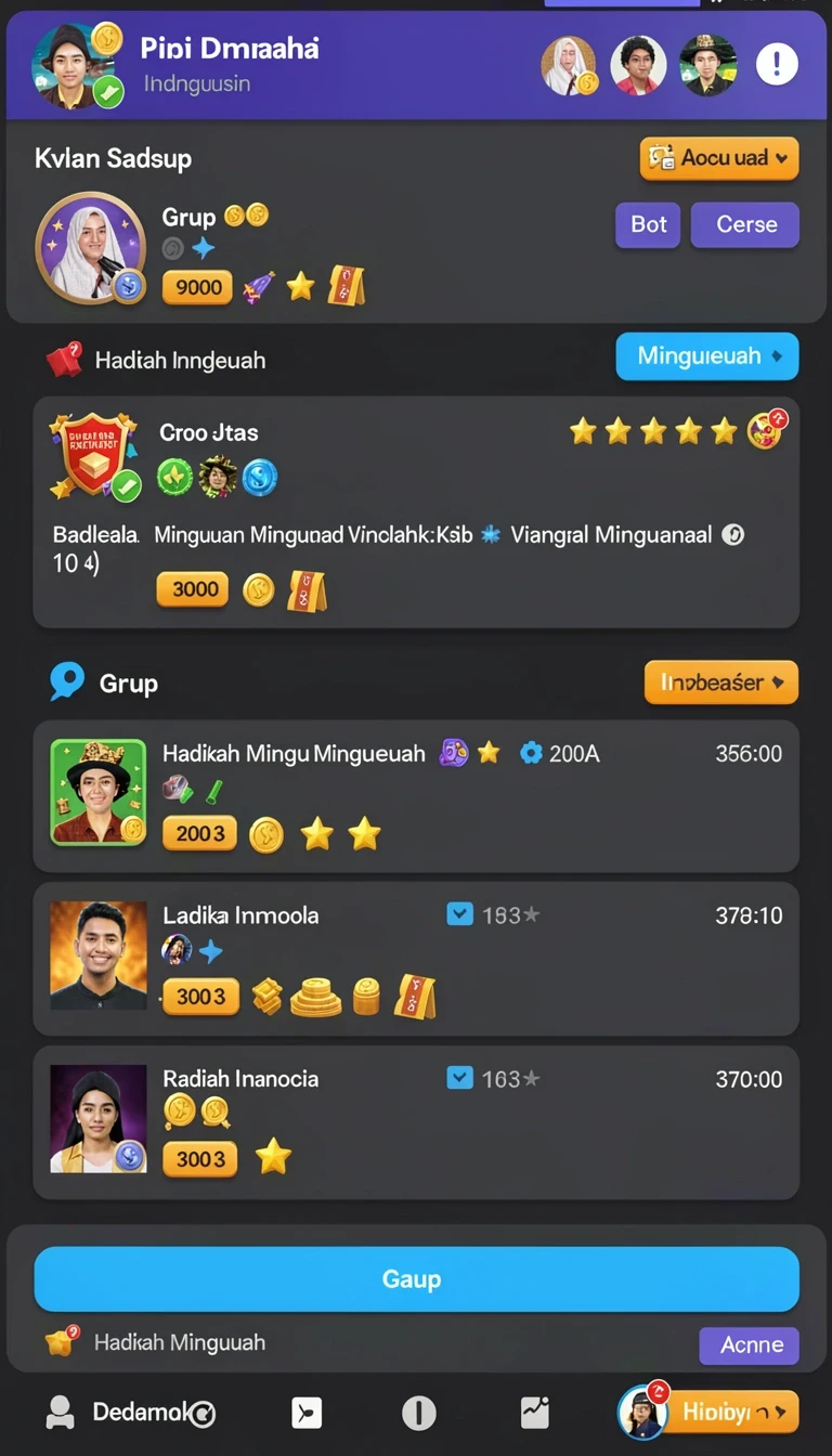 t9999 - Screenshot menunjukkan karakter yang sedang mengumpulkan item berharga.